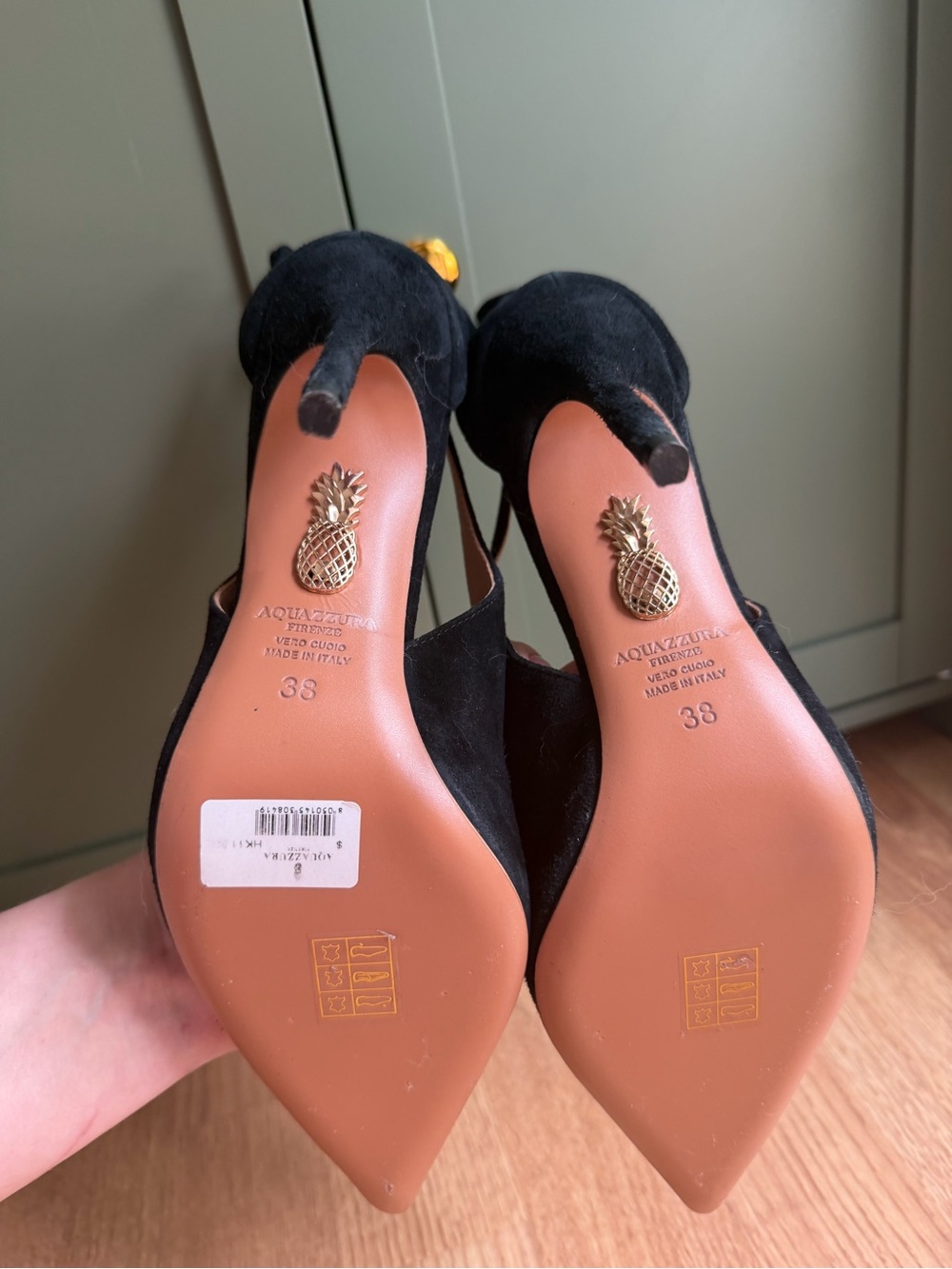 Aquazzura Bow Toe Pumps Size 38 - Picture 6 of 8